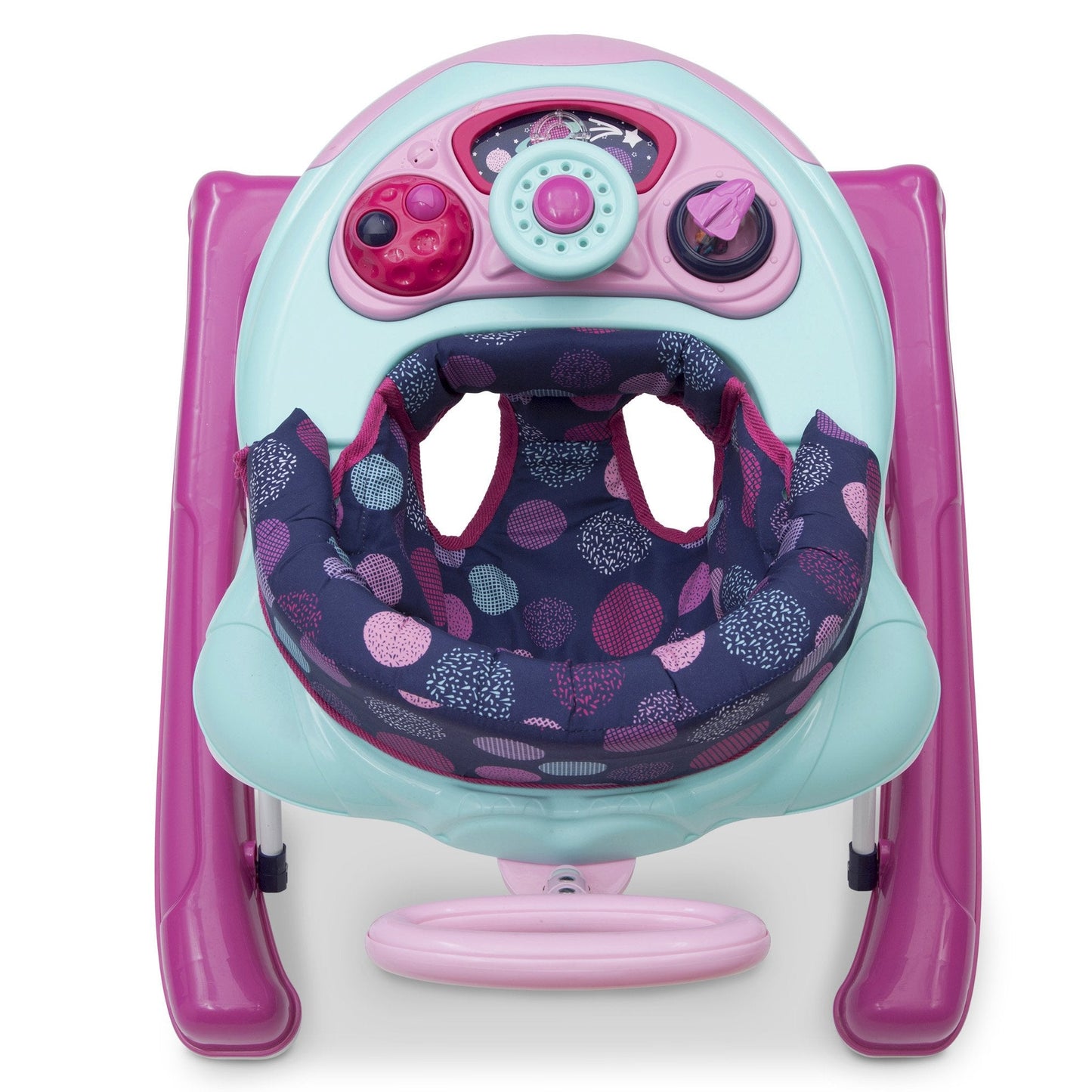 Folded compact frame of the activity walker
