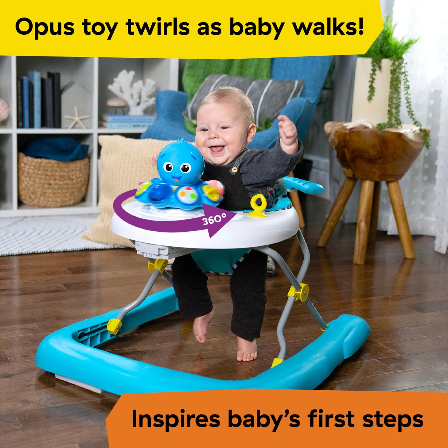 Baby Einstein activity walker seated mode for infants