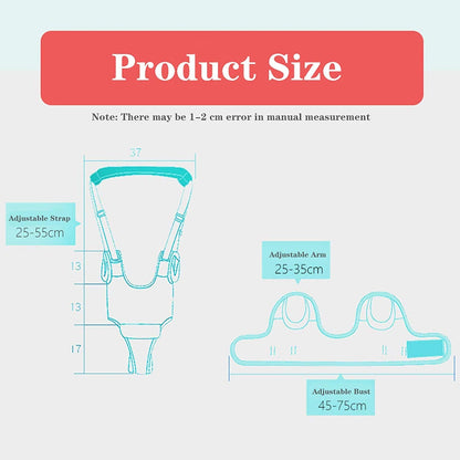 Breathable mesh material on Iulonee baby safety harness