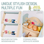 Giant Bean wooden baby walker lifestyle setup for toddlers