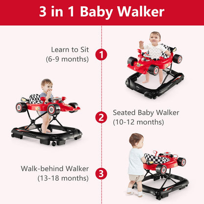 Infans 3 in 1 toddler activity center side profile