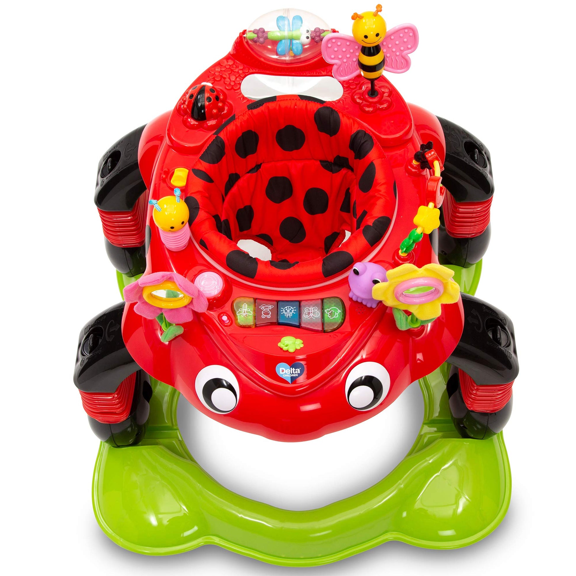 Baby using Delta Children 4-in-1 walker in rocker mode