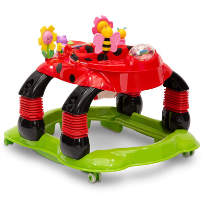 Machine washable seat fabric of Sadie the Ladybug walker