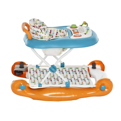 Close up of the detachable fun toy tray on the Dream On Me walker