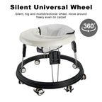 Naichi baby walker close up of mute anti rollover wheels