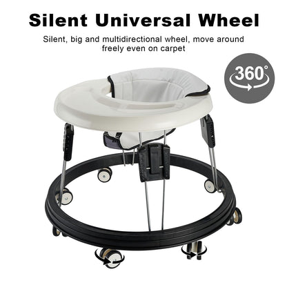 Close up of DaGiBayCn baby walker anti-rollover wheel base