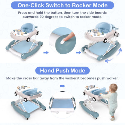 Adjustable height settings on Babhamness toddler walker