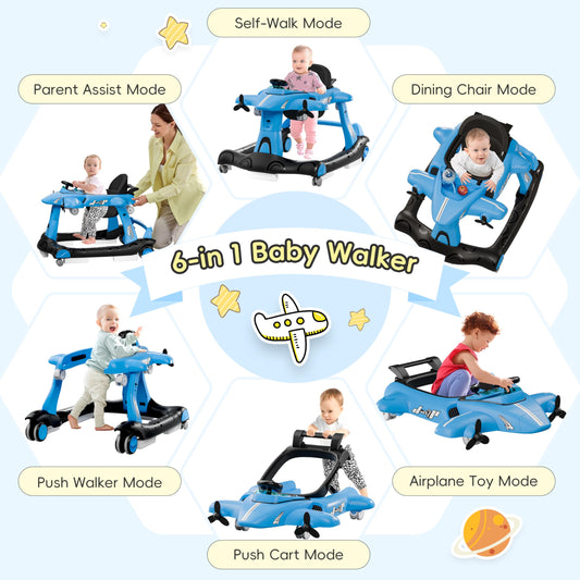 Side profile of Xilingol activity walker with adjustable wheels