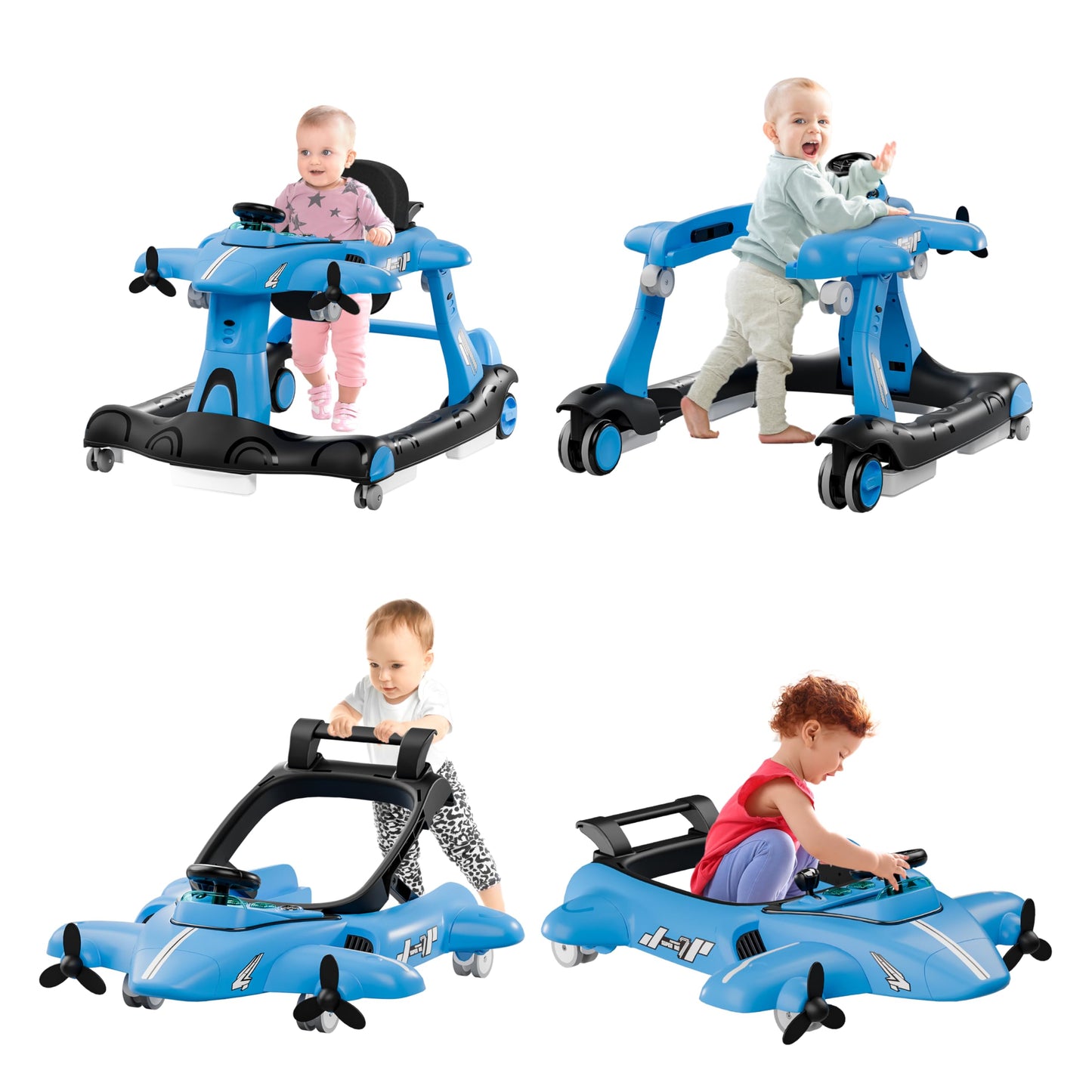Xilingol 6-in-1 activity walker set up for toddler play
