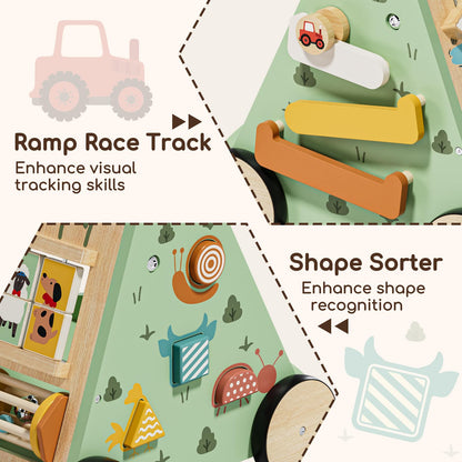Lehoo Castle wooden walker features for early learning development