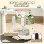 Lerrutue multi-mode baby walker rear wheels and brake controls