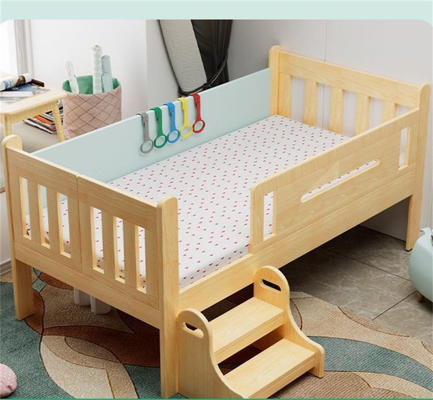 Packaging of Venditer 4 Pcs baby pull up rings