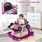 Honey Joy 4-in-1 baby walker converted into push-behind mode