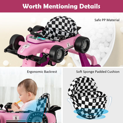 Folded configuration of 4-in-1 baby walker for storage