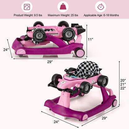 Safety bumper and anti-slip wheels detail on walker