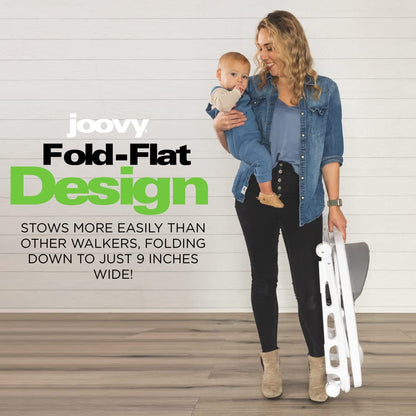 Joovy Spoon walker side profile showing three height adjustments