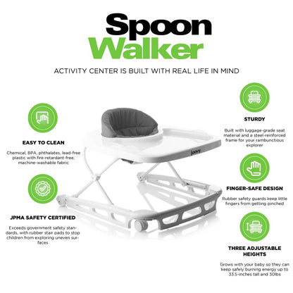 Close up of Joovy Spoon walker machine washable seat pad