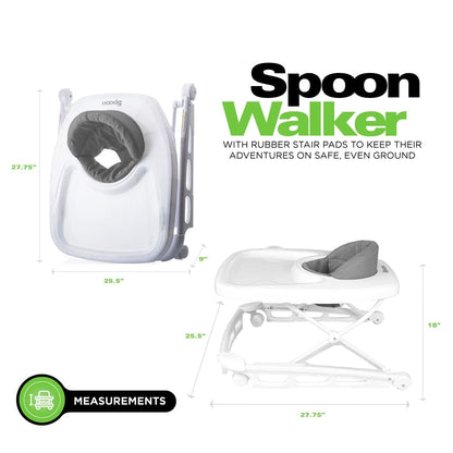 Joovy Spoon baby walker in modern home setting