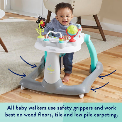 Adjustable seat feature of the Kolcraft 2 in 1 walker