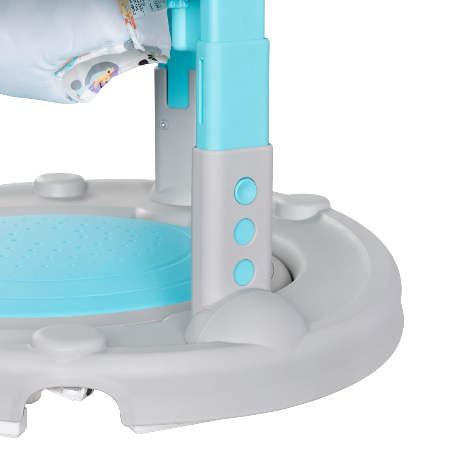 Baby using Smart Steps activity center STEM toys