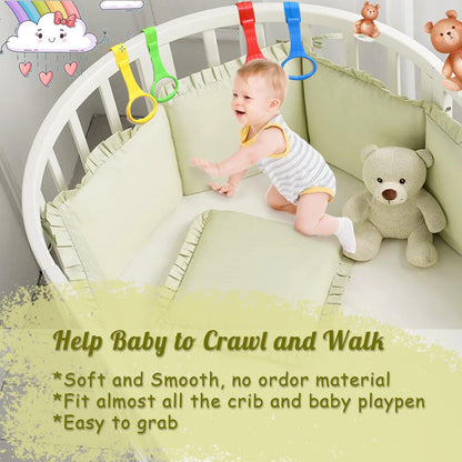 Durable plastic standing support rings for baby playpen