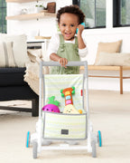Skip Hop developmental walker rotating gears and rattle phone detail