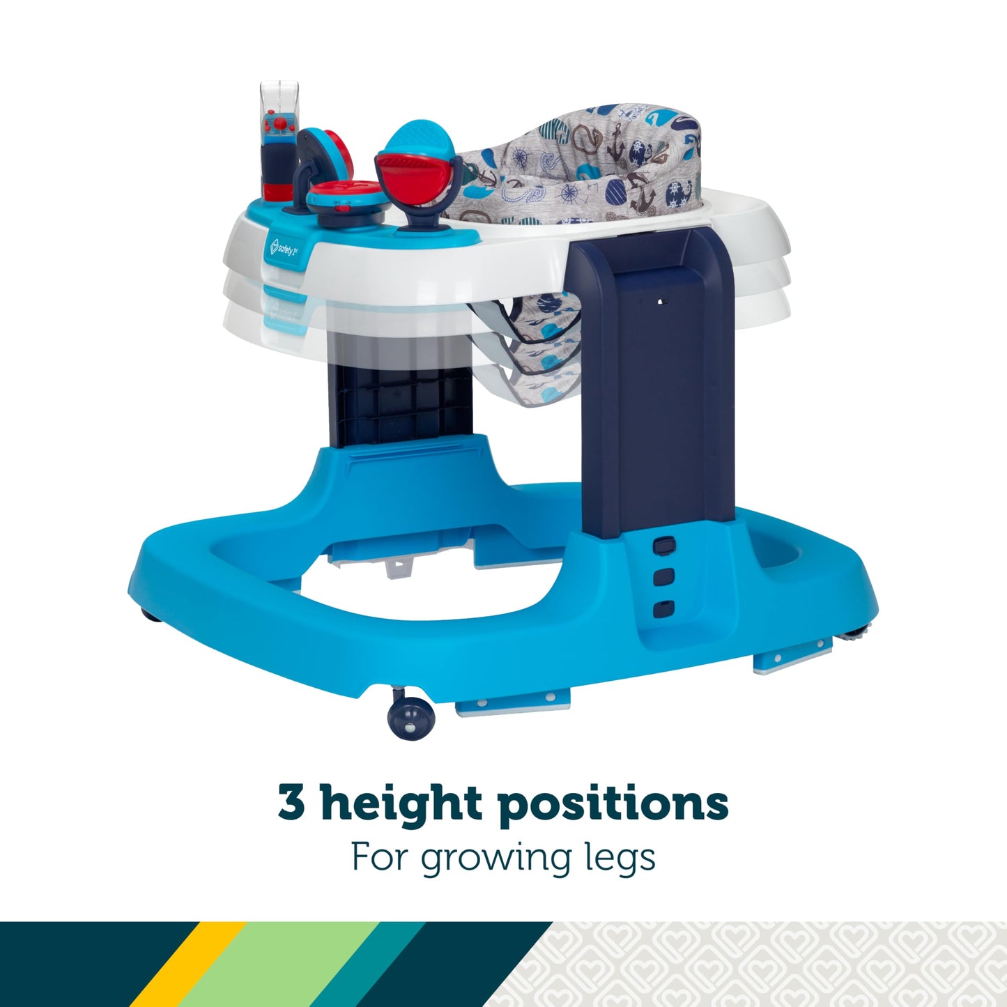 Safety 1st Ready Set Walk DX adjustable height feature