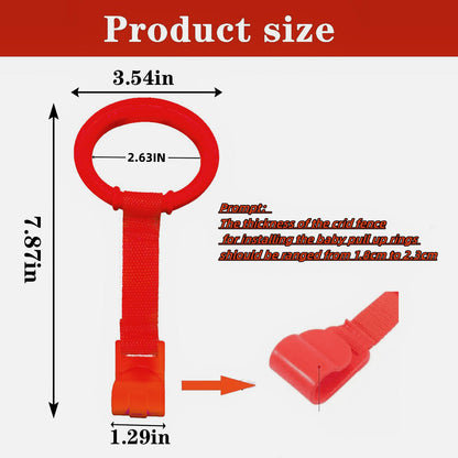 Durable woven strap and plastic ring set