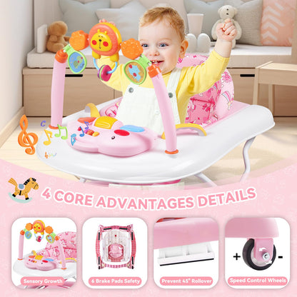 Boyro Baby walker height adjustment mechanism detail