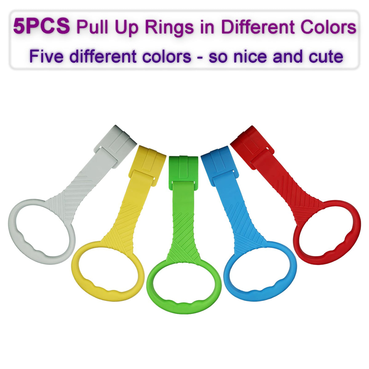 Atopxing multicolor playpen handles set in five colors