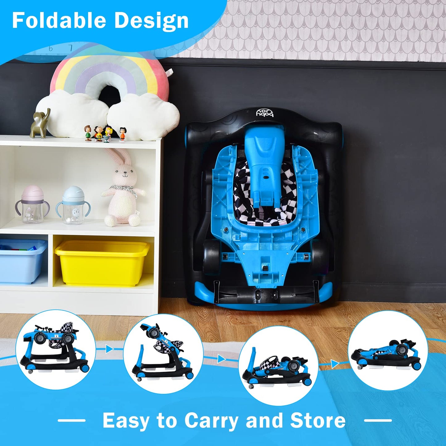 Baby Joy walker seat cushion and ergonomic backrest