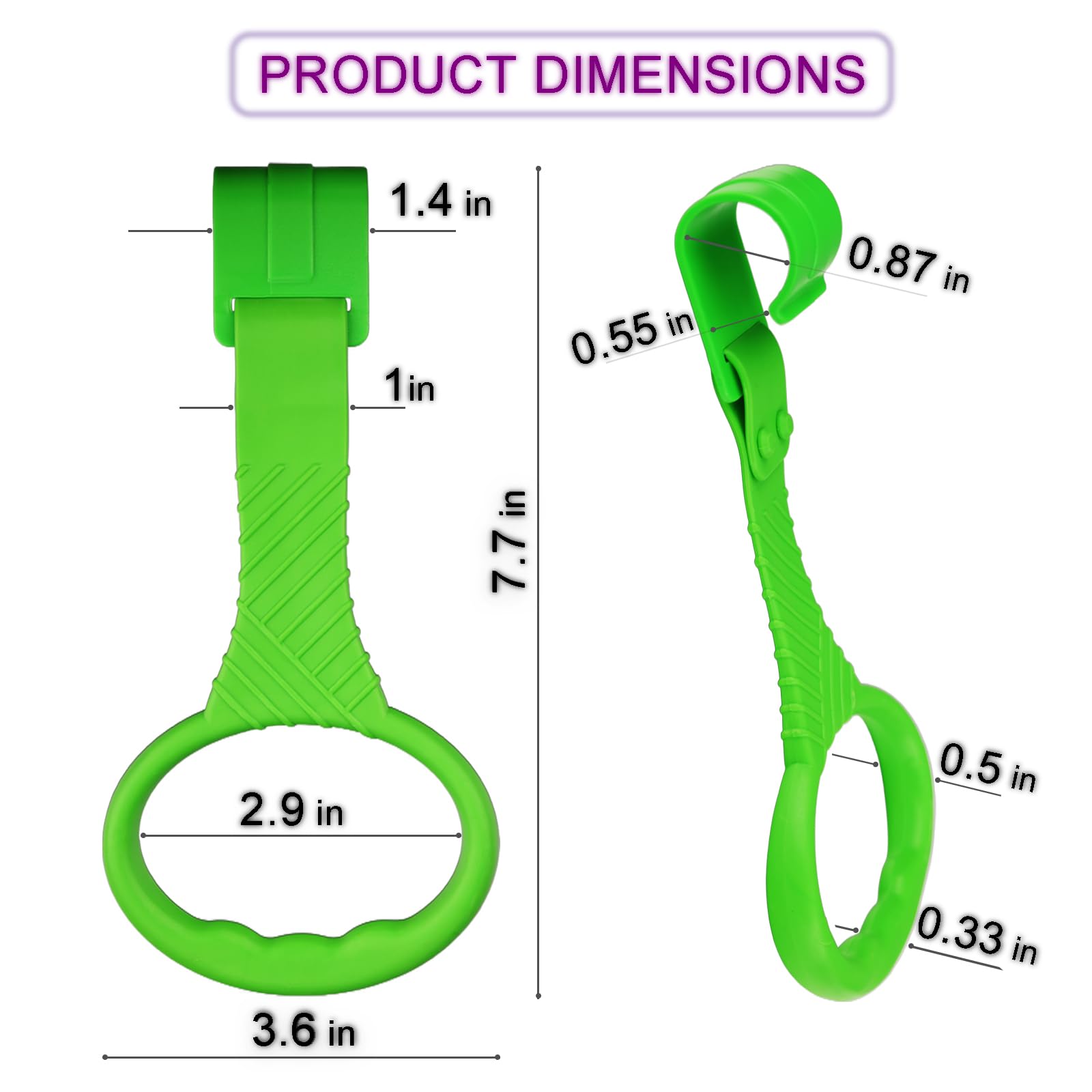 Atopxing baby rings attached to playpen bar