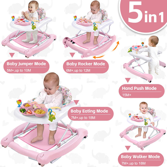 Pawtong baby walker converted into rocker mode