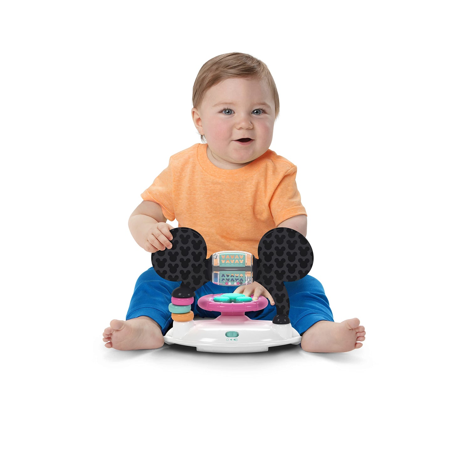 Side view of Bright Starts 2-in-1 activity walker