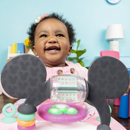 Adjustable height feature on Disney baby walker