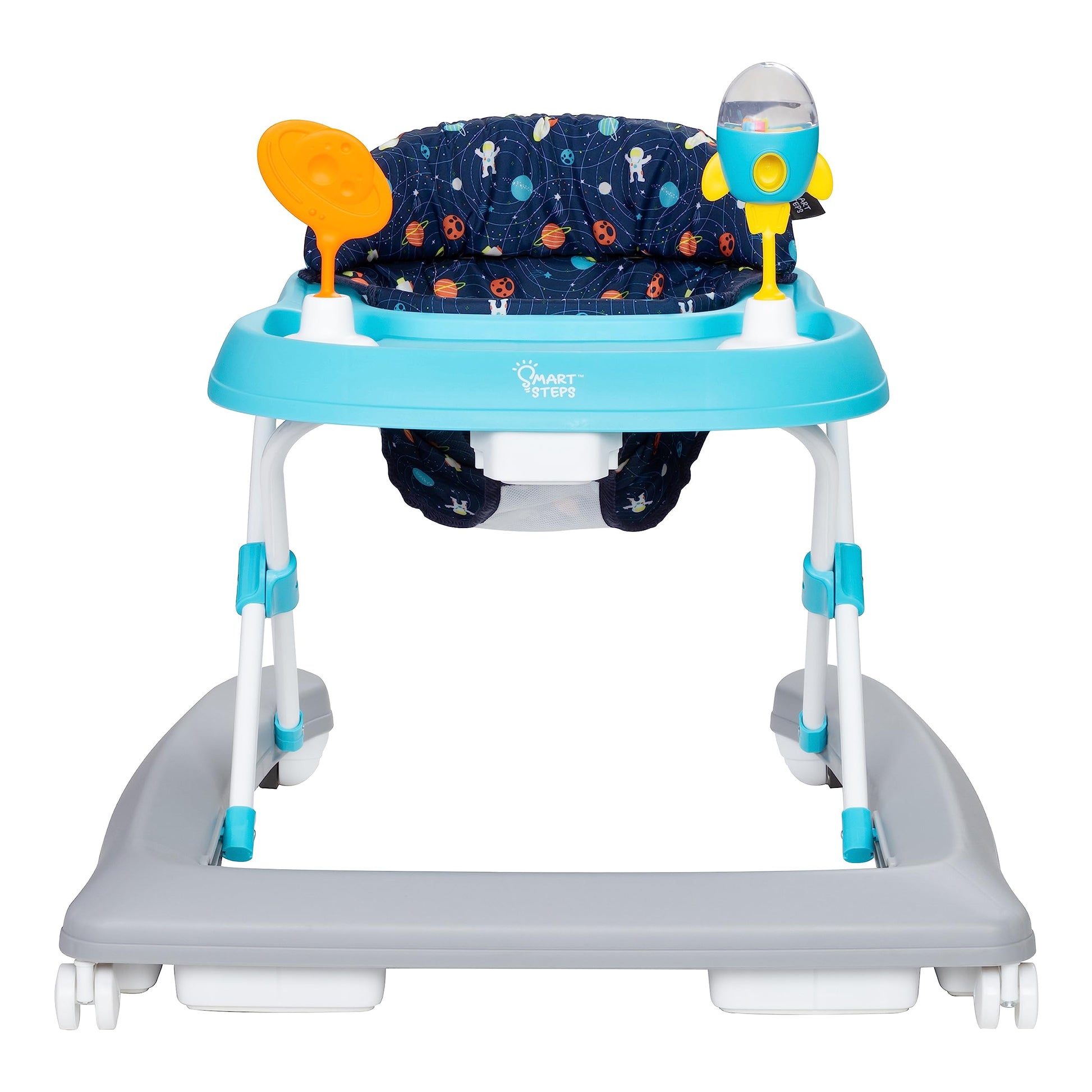 Adjustable height mechanism on Smart Steps activity walker