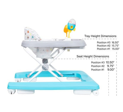 Multi-directional wheels on Smart Steps Trend Activity Walker
