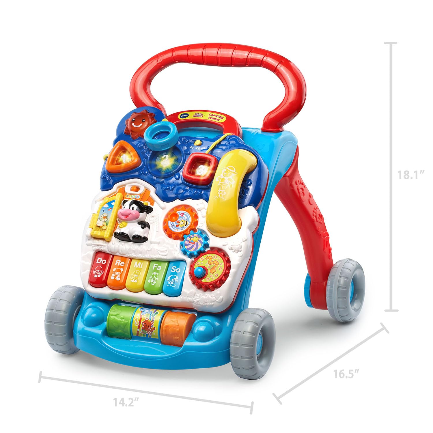 VTech baby walker removable activity panel detail