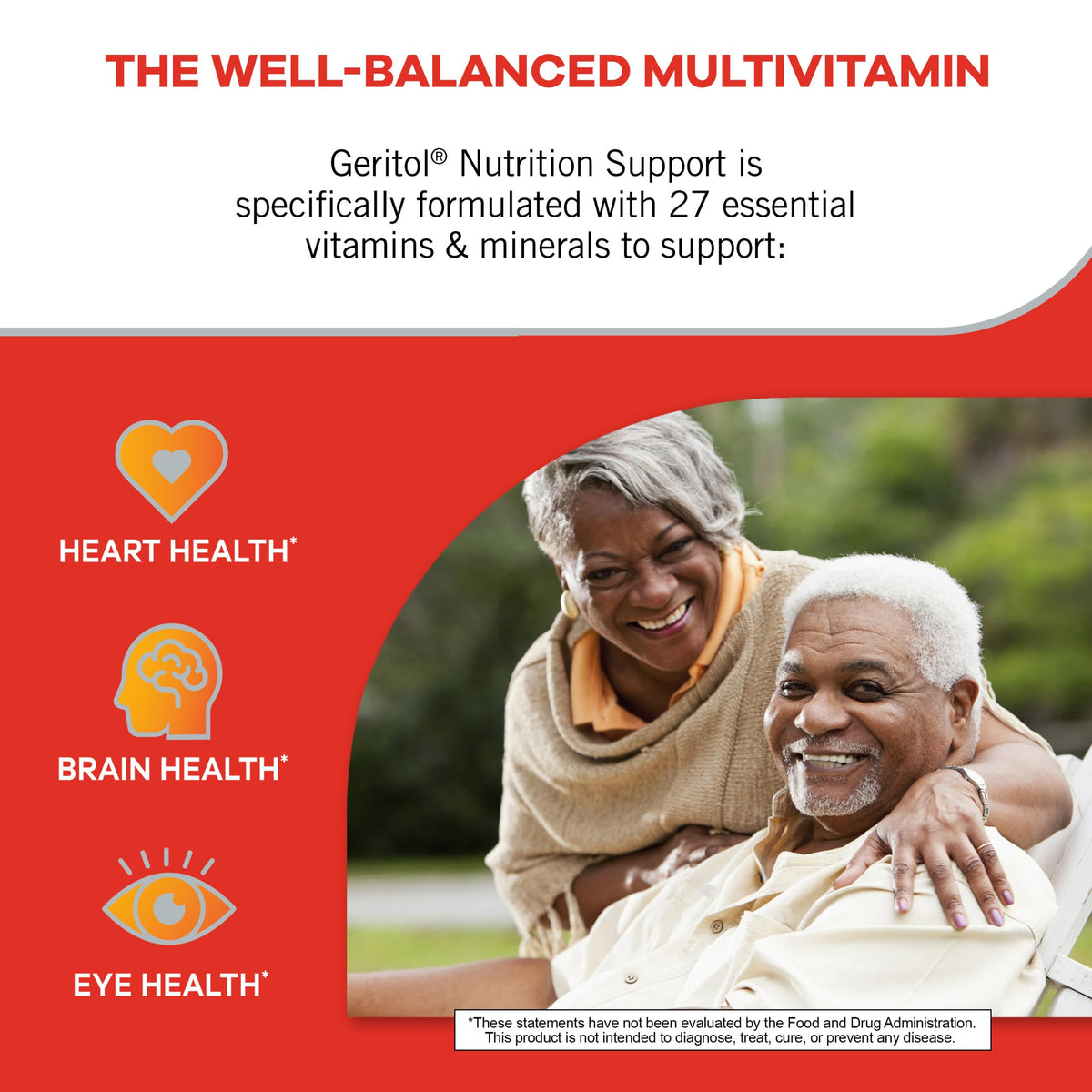 Geritol 40 tablet supplement packaging label details
