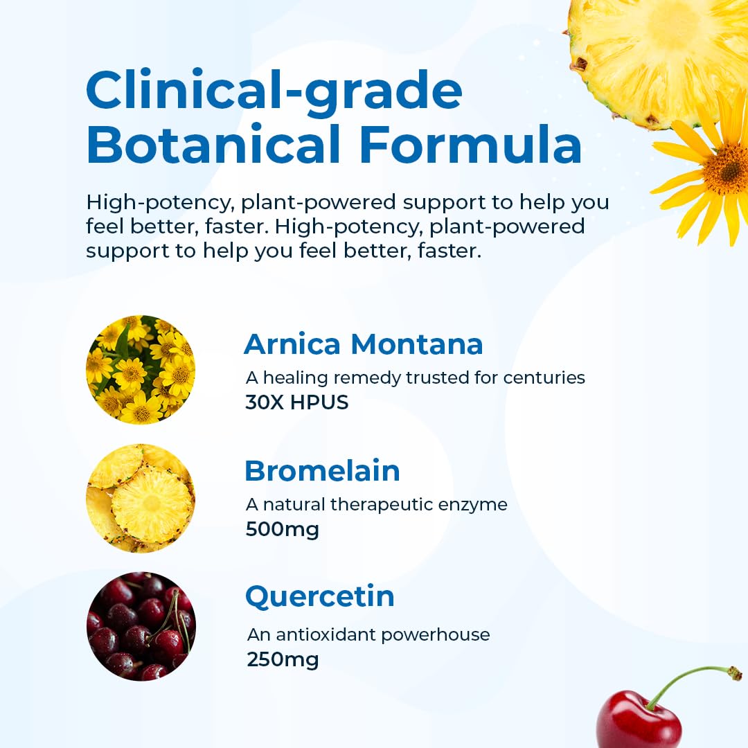 VitaMedica Bromelain with Quercetin capsules bottle label detail