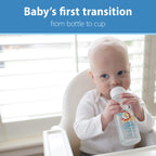 Close up of Dr. Brown's soft silicone sippy spout
