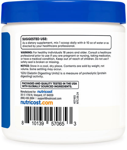 Nutricost Bromelain powder texture for digestive support