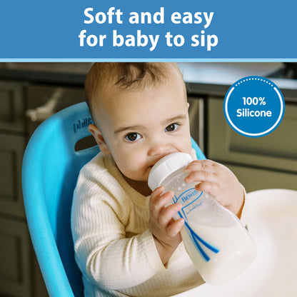 Close up view of the soft silicone sippy spout opening