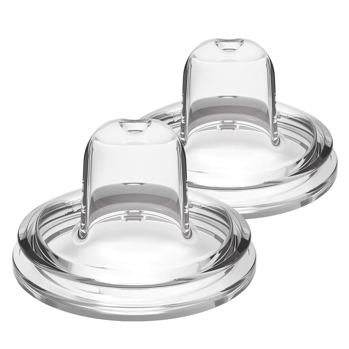 Instructions for using Dr. Brown's sippy spout with wide-neck bottles