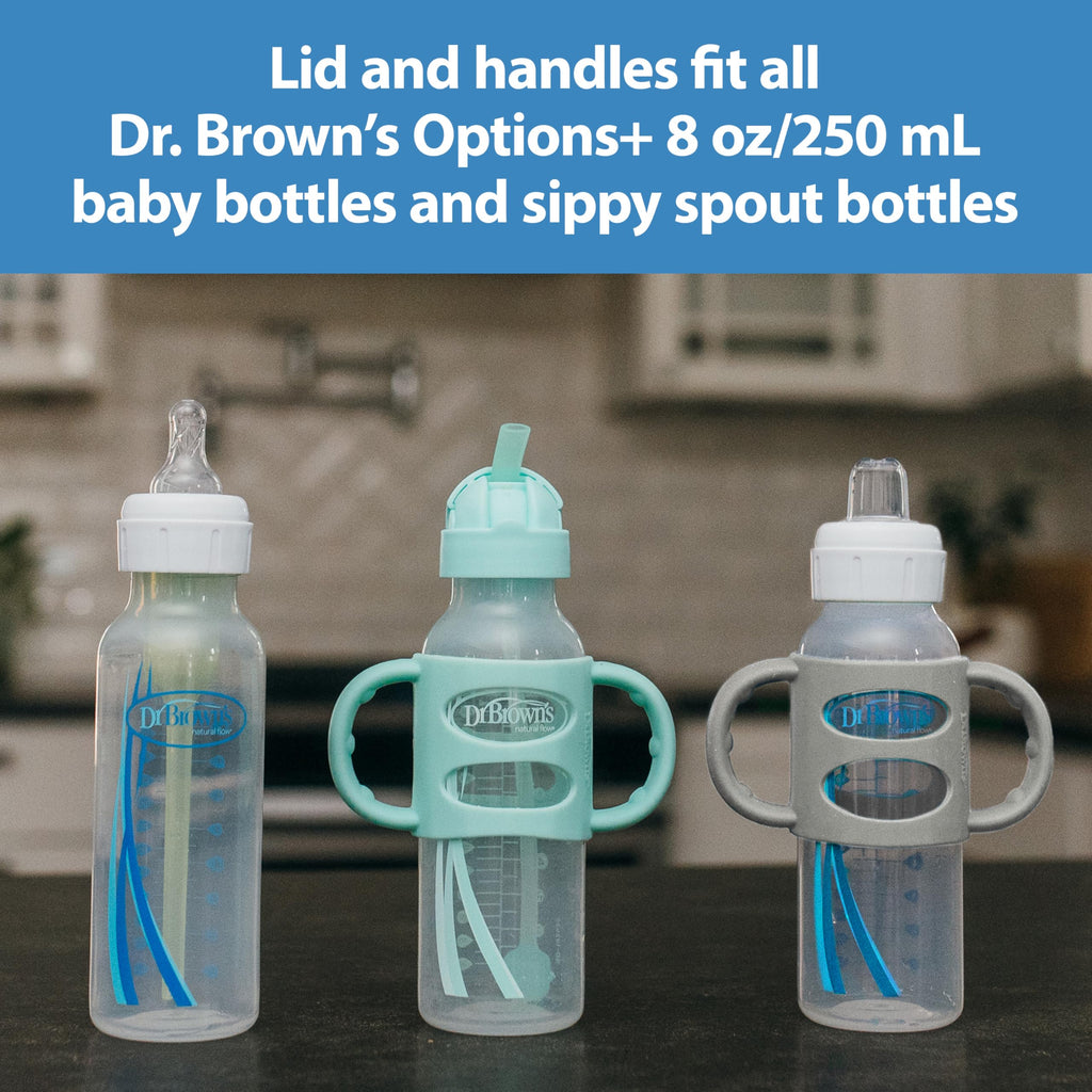 Dr. Brown's baby bottle spill-proof lid assembly