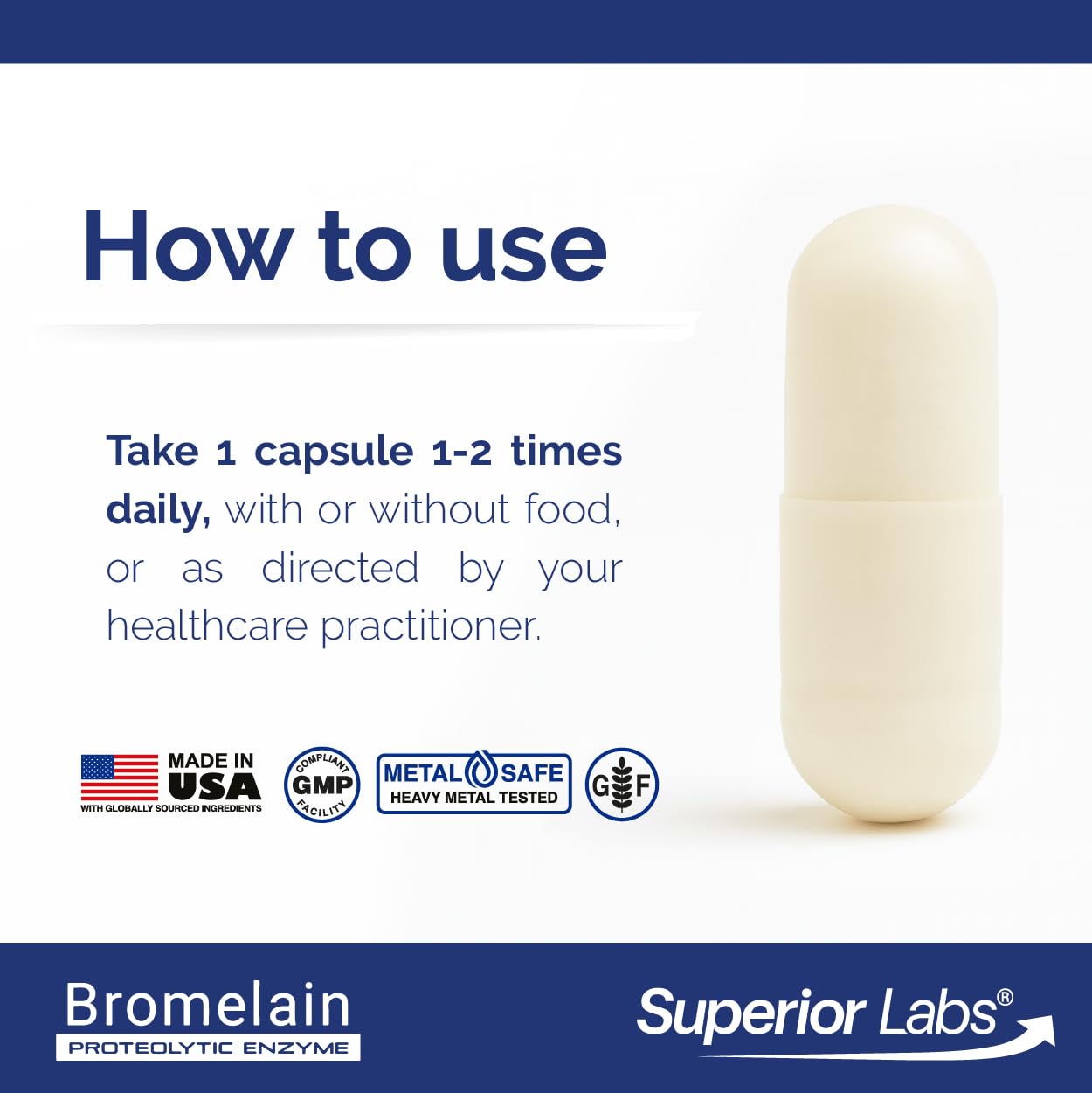 Superior Labs Bromelain non-GMO pineapple enzyme branding