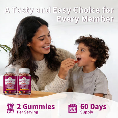 M Inch Quercetin Gummies for immune and allergy support