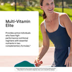 Thorne Multi Vitamin Elite nutritional supplement label details