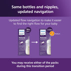 Lifestyle shot of Philips Avent baby bottle for feeding