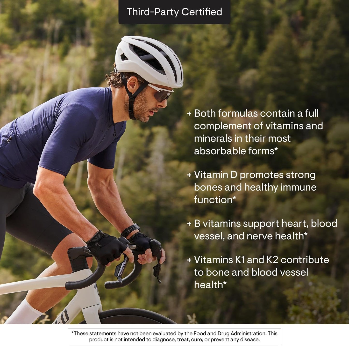 Close up view of the vegetarian capsules from the Thorne premium sports multivitamin system